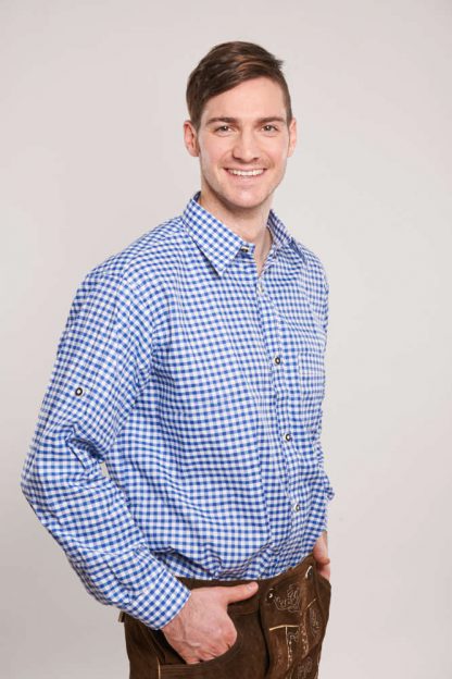 Camicia Blu Oktoberfest - immagine 4