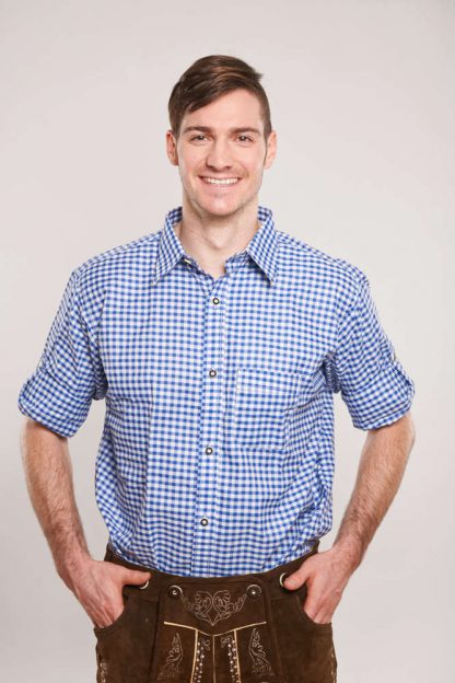 Camicia Blu Oktoberfest - immagine 2